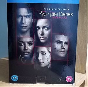 The Vampire Diaries Complete Series BLU- RAY Discs Box (8 Seasons) Σφραγισμένο!