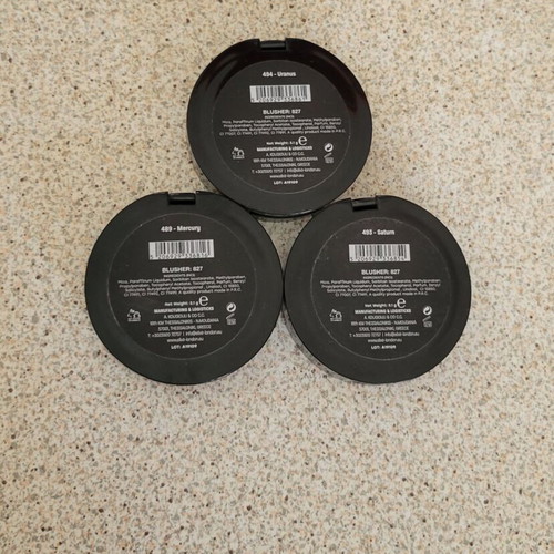 Elixir Pro Matte Blusher set of 3 like new, shades Uranus Mercury Saturn