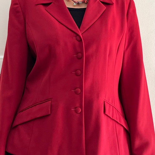 Cacharel jacket like new, burgundy, pure virgin wool