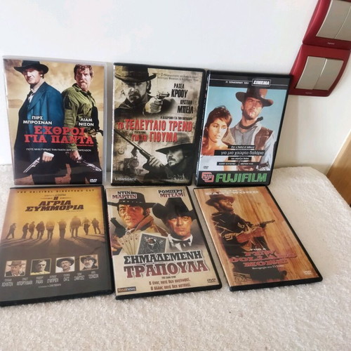 Classic Western DVD set of 6 movies like new with subtitles