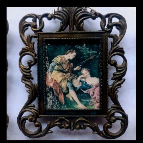 Antique small Italian picture frames 1976