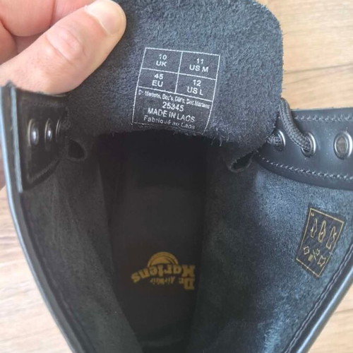 Dr. Martens 1460 Bex δερμάτινες μπότες καινούργιες, νούμερο 45, μαύρες