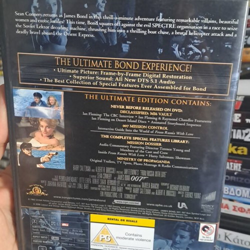 007 From Russia With Love DVD used authentic collectible