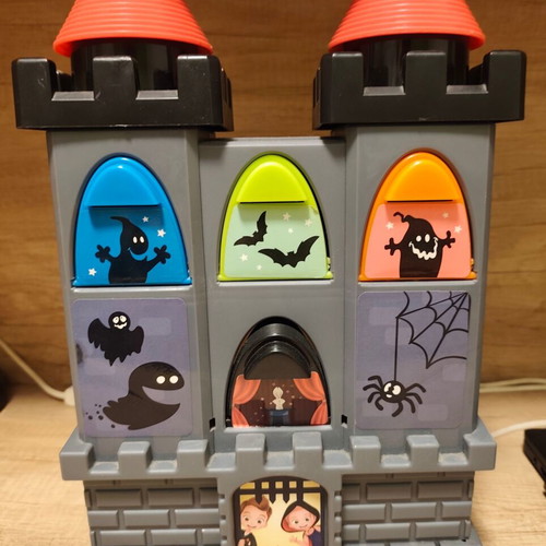 Magic Castle toy with four doors