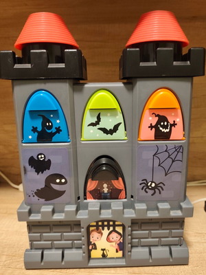 Magic Castle toy with four doors