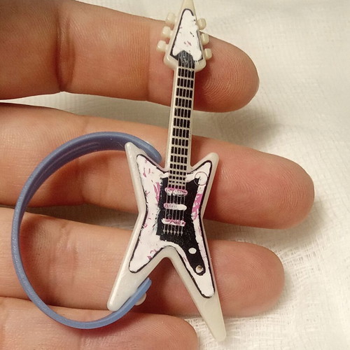 Electric guitar Playmobil accessories like new