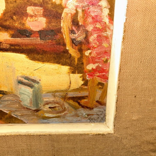 Periklis Vyzantios painting landscape like new