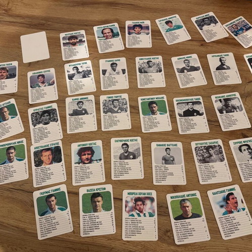 Panathinaikos card game used, 40 cards, November 2002