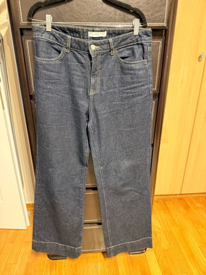 Mango blue denim pants like new