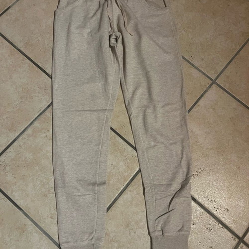 Bershka cotton tracksuit like new, beige, size M