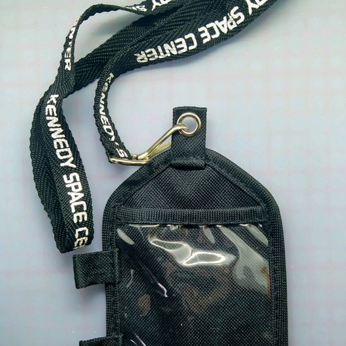 NASA commemorative ID holder with lanyard new