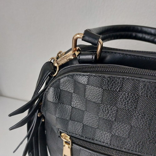Fragola black 3-in-1 backpack used, shoulder and handbag