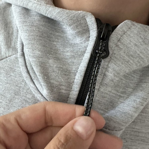 Nike hoodie jacket, size L, grey