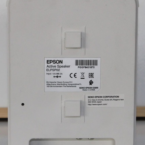Ενεργά ηχεία Epson ELPSP02 μεταχειρισμένα, 2x30W, Ιαπωνία