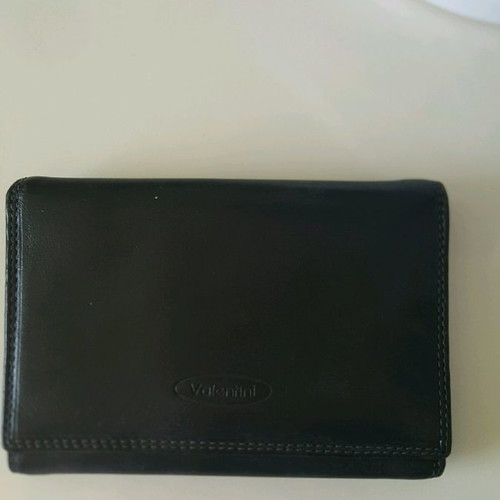 Valentini wallet used, black, authentic