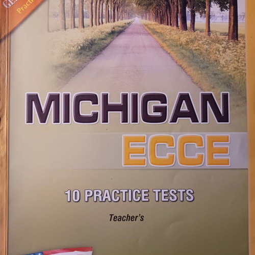 Michigan ECCE 10 Practice Tests Teacher's Book Like New