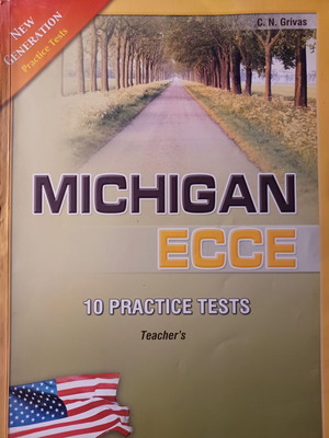 Michigan ECCE 10 Practice Tests Teacher's Book Like New