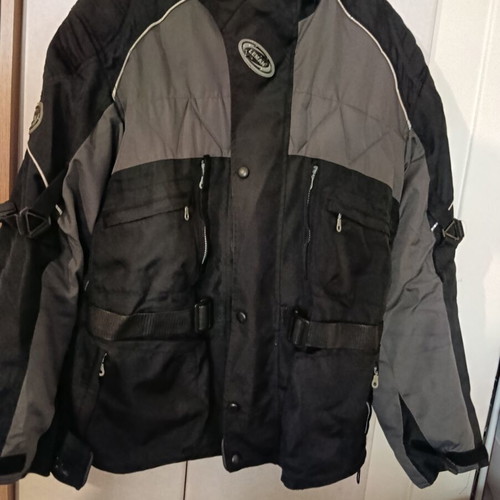 Leman motorcycle jacket XL like new, black and gray