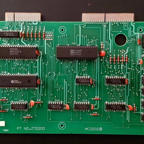 Amstrad CPC 464 motherboard used