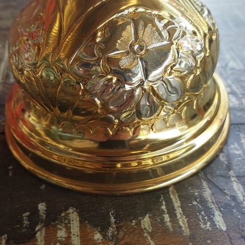 Church chalice and diskos set, size 27x14 cm