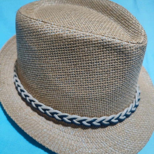 Straw hat new, size 58, brown