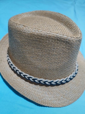Straw hat new, size 58, brown