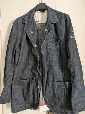 Diesel jeans jacket like new, unisex, size M, blue