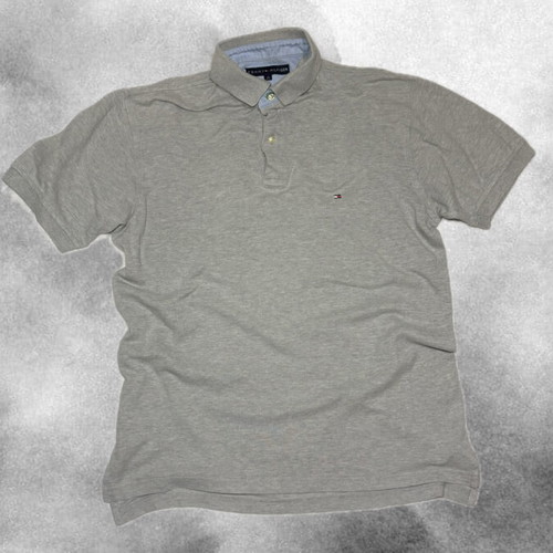 Tommy Hilfiger Polo Shirt gray size M like new