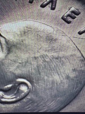 1959 Error 10 Drachma Coin Uncirculated New