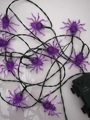 Purple spider lights like new