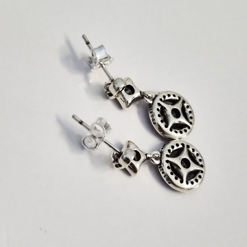 Pandora Vintage Elegant Drop earrings new, silver 925