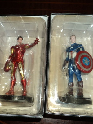 Φιγούρες Marvel μεταχειρισμένες, ύψος 17 cm, σετ 2 τεμαχίων