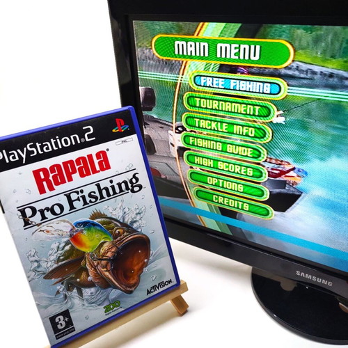 Rapala Pro Fishing Playstation 2 PS2 used, complete and functional