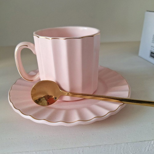 Cup 190ml with saucer and spoon new in original packaging