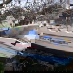 Σκάφος Αργοέλλας 4.50×1.80 σαν καινούργιο με GPS 421 Carmin και βυθόμετρο Garmin