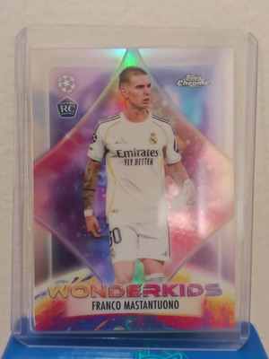 Topps Chrome Wonderkids Mastantuono RC base κάρτα σαν καινούργιο