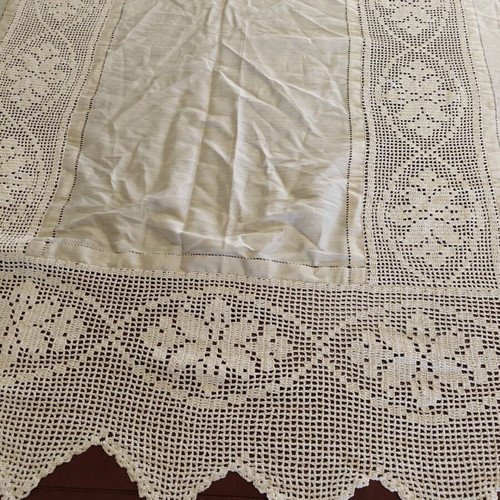 Handmade curtain 200x210 like new, beige