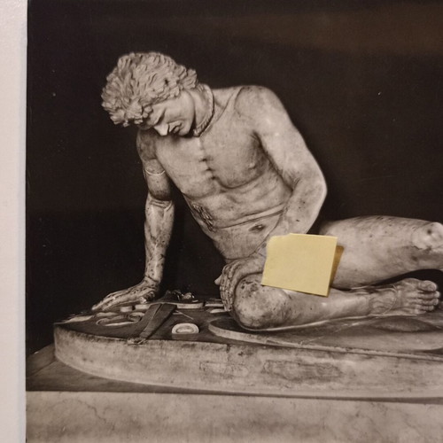 Καρτ ποστάλ Roma Museo Capitolino Gallo Morente μεταχειρισμένη, ασπρόμαυρη