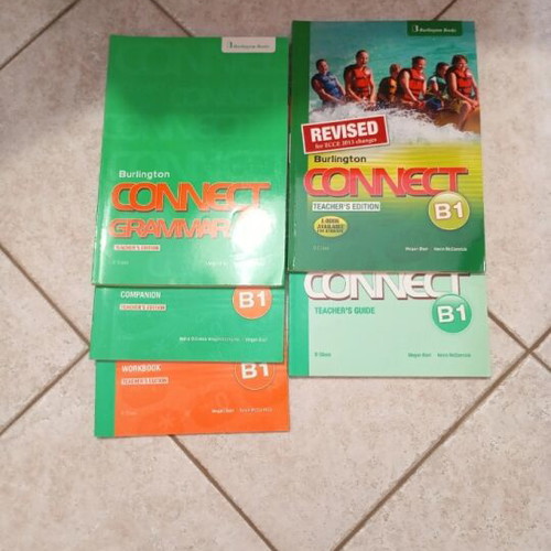 Connect B1 English books like new, Teacher's books
