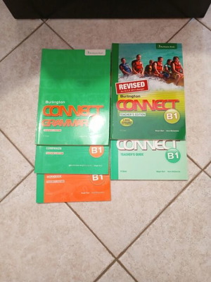 Connect B1 English books like new, Teacher's books