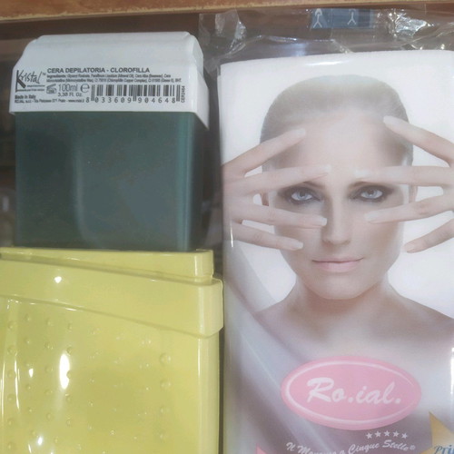 Hair removal wax heater set new with wax cartridges and strips