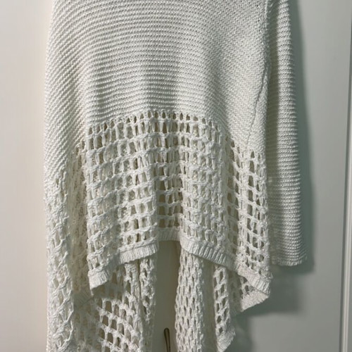 Women's knitted cardigan Place du Jour, size S-M, white