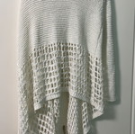 Women's knitted cardigan Place du Jour, size S-M, white