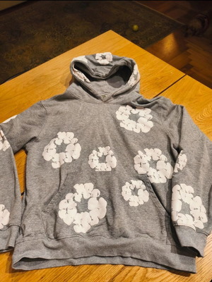 Denim Tears hoodie like new, white and grey, size S