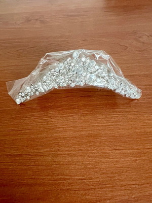 Tiara new with comb for bridal look