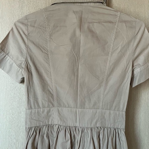 Benetton beige cotton dress Xsmall like new