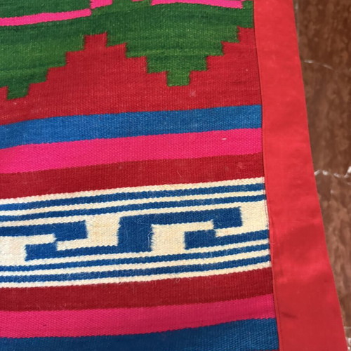Handwoven Blanket like new 1.60x2.10