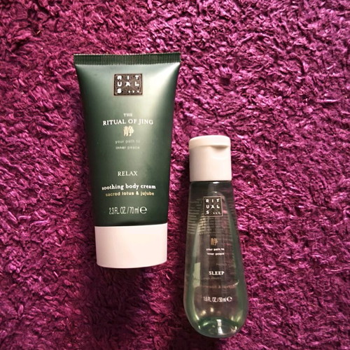 Ritual of Jing Body cream and dry oil like new