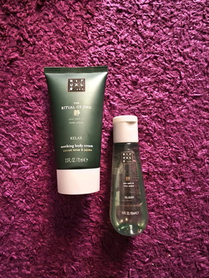Ritual of Jing Body cream and dry oil like new