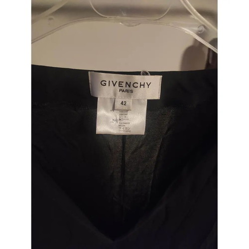 Givenchy Whimsy long black dress like new with asymmetric sleeves